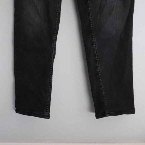 H&M Mama Dark Wash Black Small One Piece Denim Maternity Dungaree Bib Overalls - Picture 12 of 15